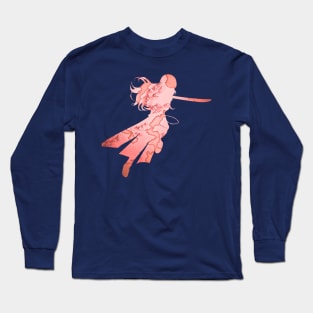 Hana: Focused Samurai Long Sleeve T-Shirt